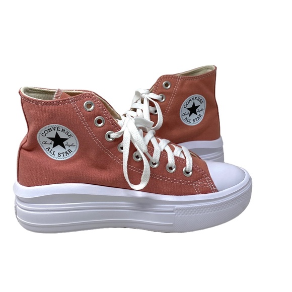 Converse Chuck Taylor Move Platform Sneakers Ritual Rose Hi Canvas Women A06136C - Picture 6 of 10